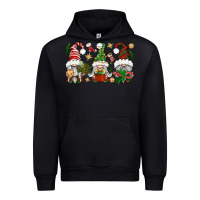 Black Christmas Gnomes Urban Hoodie - BundleAndBundleShop