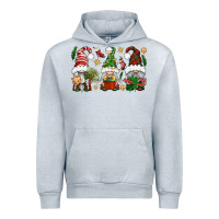Heather Grey Christmas Gnomes Urban Hoodie - BundleAndBundleShop