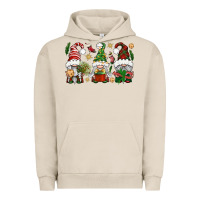 Pigment French Oak Christmas Gnomes Urban Hoodie - BundleAndBundleShop