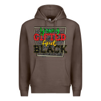 Coffee young gifted and black Premium Hoodie - CowGirlArtShop