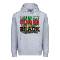 Heather Grey young gifted and black Premium Hoodie - CowGirlArtShop