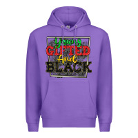 Purple young gifted and black Premium Hoodie - CowGirlArtShop