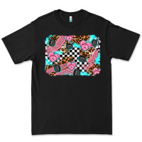 Black race day background Premium Tee - AdoDesignShop