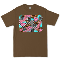 Cacao race day background Premium Tee - AdoDesignShop