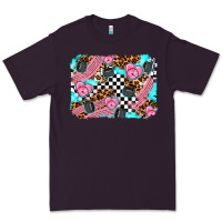 Plum race day background Premium Tee - AdoDesignShop