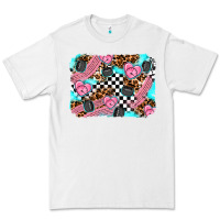 White race day background Premium Tee - AdoDesignShop