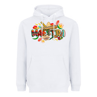 White cinco de mayo maestra Heavyweight Hoodie - CowGirlArtShop
