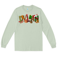 Matcha Personalized Christmas Themed Long Sleeve Tee - NancyCooperArtShop