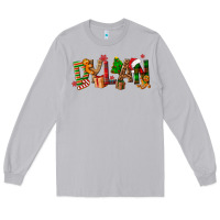 Moon Dust Personalized Christmas Themed Long Sleeve Tee - NancyCooperArtShop