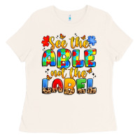 Bone see the able not the label Ladies Tee - JahusDesignShop