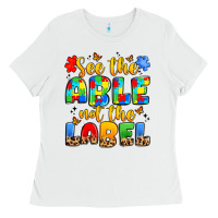 White see the able not the label Ladies Tee - JahusDesignShop