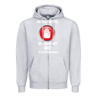 Heather Grey I'm Not In Quarantine I'm A Programmer Zipper Hoodie - Bettercallsaul