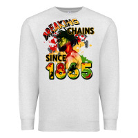 Oatmeal Heather breaking chains since 1865 Premium Sweatshirt - CowGirlArtShop