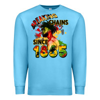Ocean Blue breaking chains since 1865 Premium Sweatshirt - CowGirlArtShop