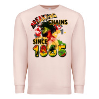 Pale Pink breaking chains since 1865 Premium Sweatshirt - CowGirlArtShop