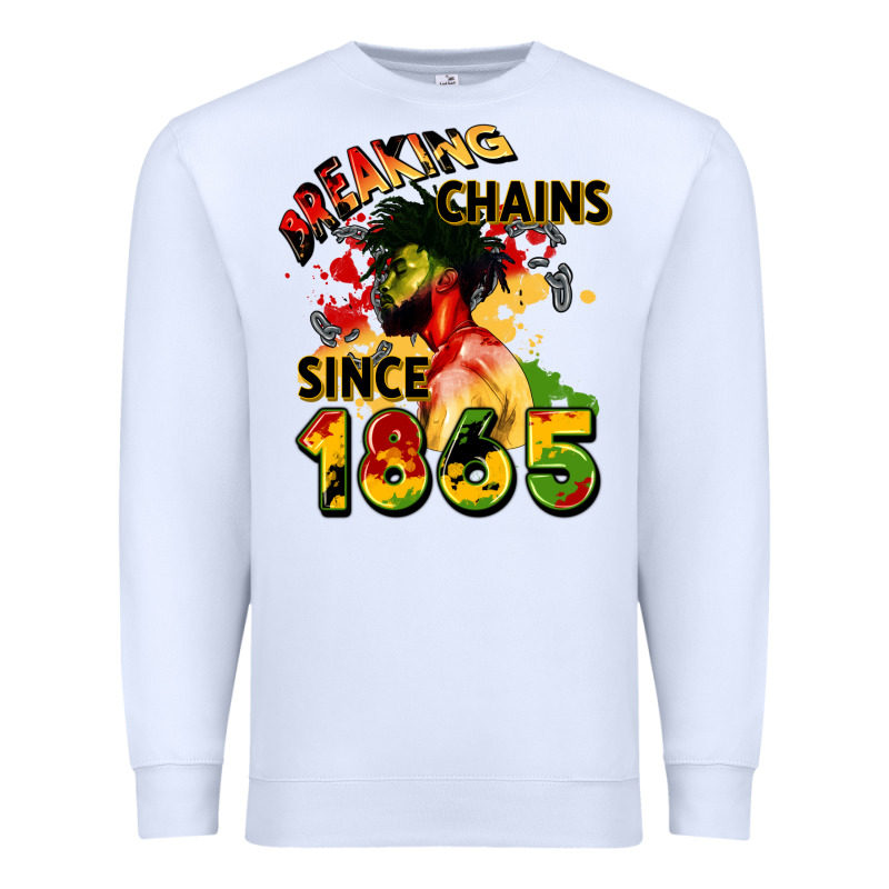 Breaking Chains Since 1865 Premium Sweatshirt by CowGirlArtShop | Teevron