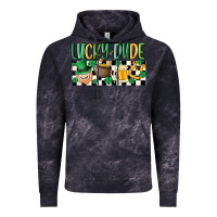 Cloud Black lucky dude Vintage Hoodie - MaliasSmallBusiness