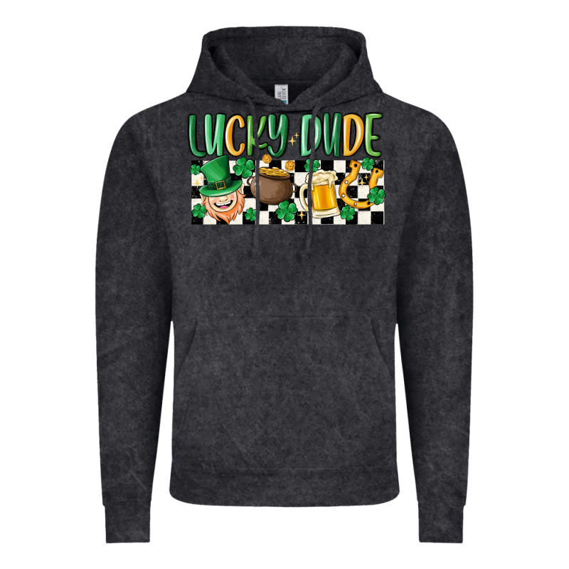 Lucky Dude Vintage Hoodie by MaliasSmallBusiness | Teevron