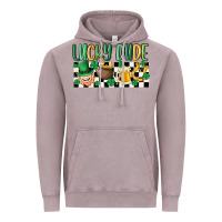 Vintage Zinc lucky dude Vintage Hoodie - MaliasSmallBusiness