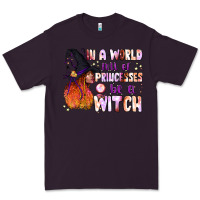 Plum in a world full of princesses be a witch Premium Tee - BundleAndBundleShop