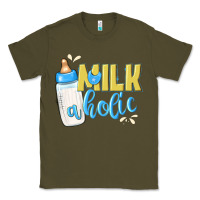 Army Green milkaholic boys Classic Tee - NancyCooperArtShop