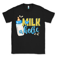 Black milkaholic boys Classic Tee - NancyCooperArtShop