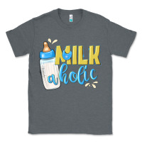 Charcoal Heather milkaholic boys Classic Tee - NancyCooperArtShop