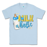 Dusty Blue milkaholic boys Classic Tee - NancyCooperArtShop