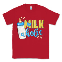 Red milkaholic boys Classic Tee - NancyCooperArtShop