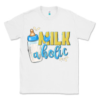 White milkaholic boys Classic Tee - NancyCooperArtShop