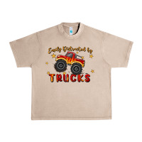 French Oak easily distracted by trucks Urban Heavy Tee - MaliasSmallBusiness
