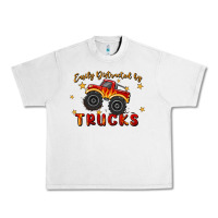 Lunar Rock easily distracted by trucks Urban Heavy Tee - MaliasSmallBusiness
