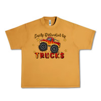 Peanut Butter easily distracted by trucks Urban Heavy Tee - MaliasSmallBusiness