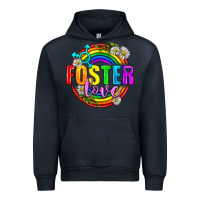 Navy Foster Love Pride Lgbtq Urban Hoodie - BundleAndBundleShop