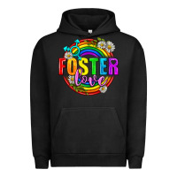 Pigment Black Foster Love Pride Lgbtq Urban Hoodie - BundleAndBundleShop