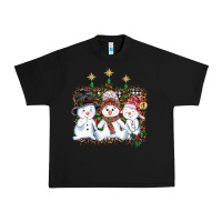 Black christmas snowman Urban Heavy Tee - AdoDesignShop