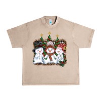 French Oak christmas snowman Urban Heavy Tee - AdoDesignShop