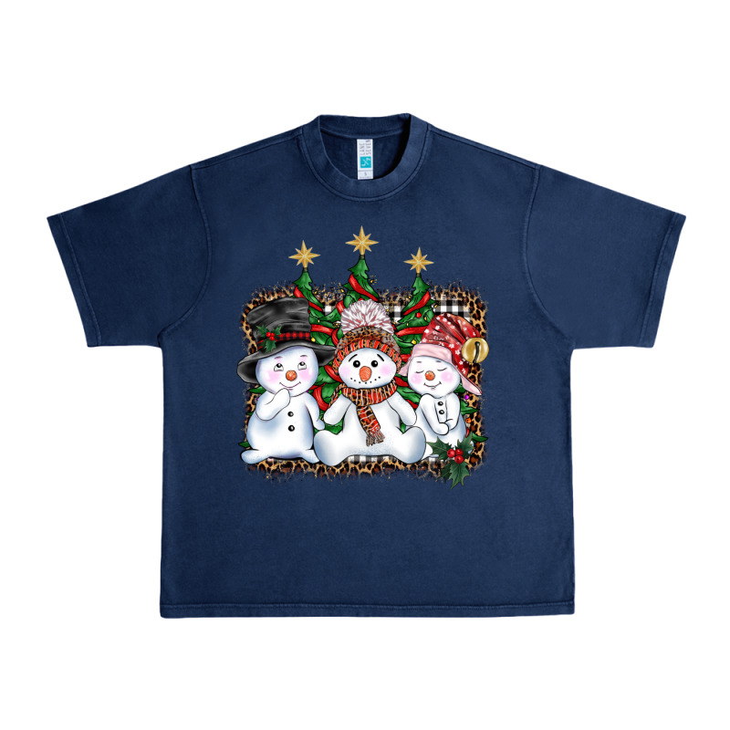 Christmas Snowman Urban Heavy Tee by AdoDesignShop | Teevron