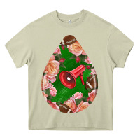 Mossy american football and western roses teardrop Heavy Core Tee - BundleAndBundleShop
