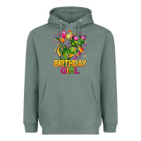 Sage 1st birthday girl t rex pink Heavyweight Hoodie - CowGirlArtShop