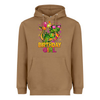 Toasted Coconut 1st birthday girl t rex pink Heavyweight Hoodie - CowGirlArtShop