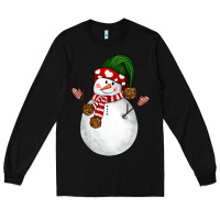 Snowman Long Sleeve Tee | Teevron