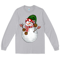 Moon Dust Snowman Long Sleeve Tee - NancyCooperArtShop