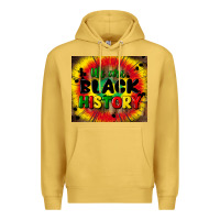 Antique Gold we are black history Premium Hoodie - CowGirlArtShop