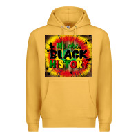 Mustard we are black history Premium Hoodie - CowGirlArtShop