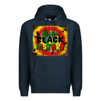 Navy we are black history Premium Hoodie - CowGirlArtShop