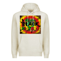 Oatmeal Heather we are black history Premium Hoodie - CowGirlArtShop