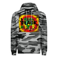 Slate Camo we are black history Premium Hoodie - CowGirlArtShop