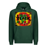 Sports Green we are black history Premium Hoodie - CowGirlArtShop