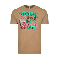 Vintage Coffee sorry my iced coffee made me latte Vintage Tee - MaliasSmallBusiness